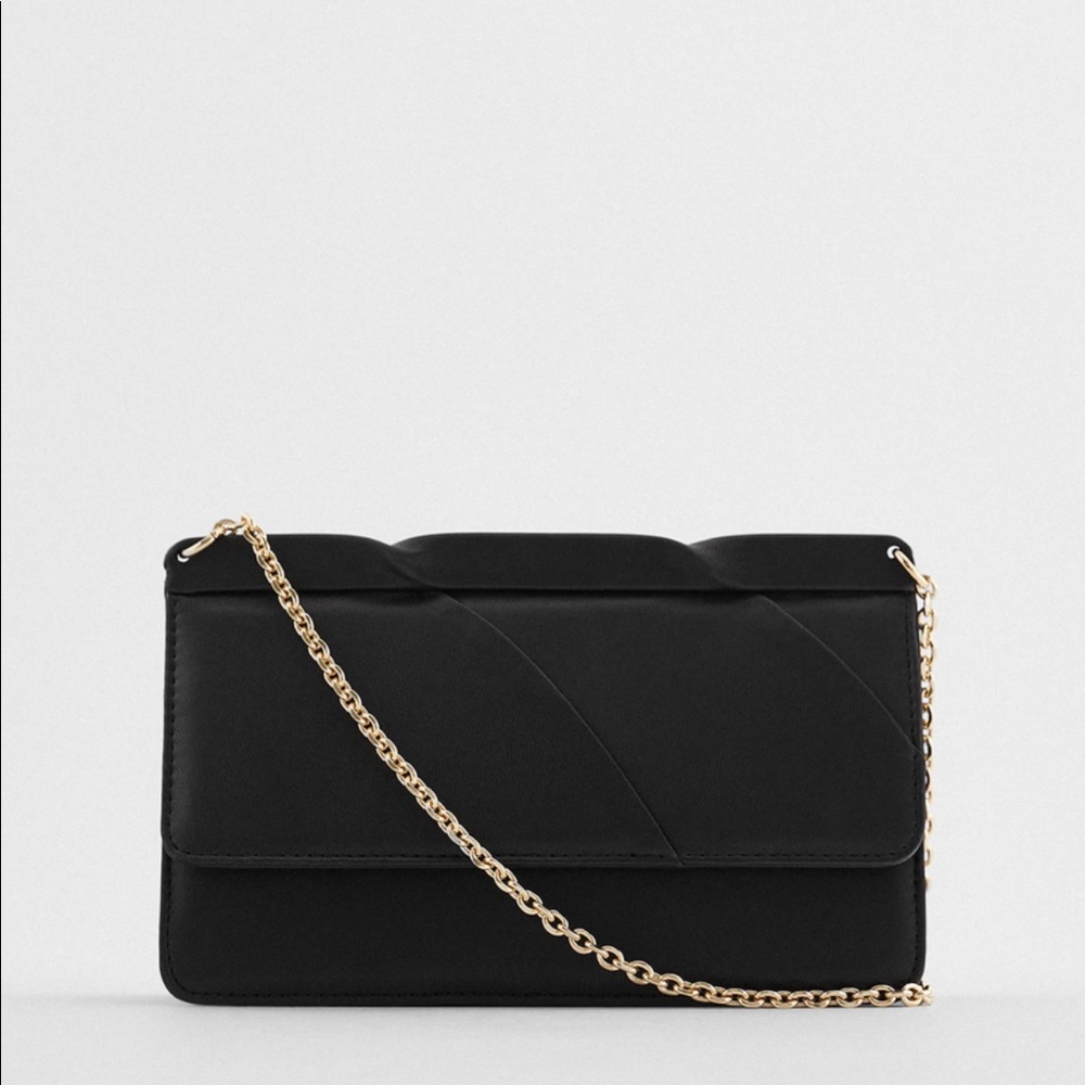 NWT ZARA Minimalist Crossbody bag with chain